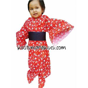 kostum anak lucu kimono